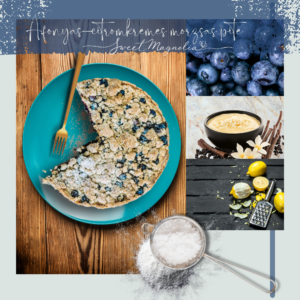 Áfonyás-citromkrémes morzsás pite – Sweet Magnolia kézműves sütemény Budapesten