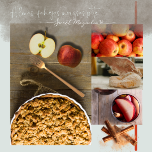 Almás-fahéjas morzsás pite – Sweet Magnolia kézműves sütemény Budapesten