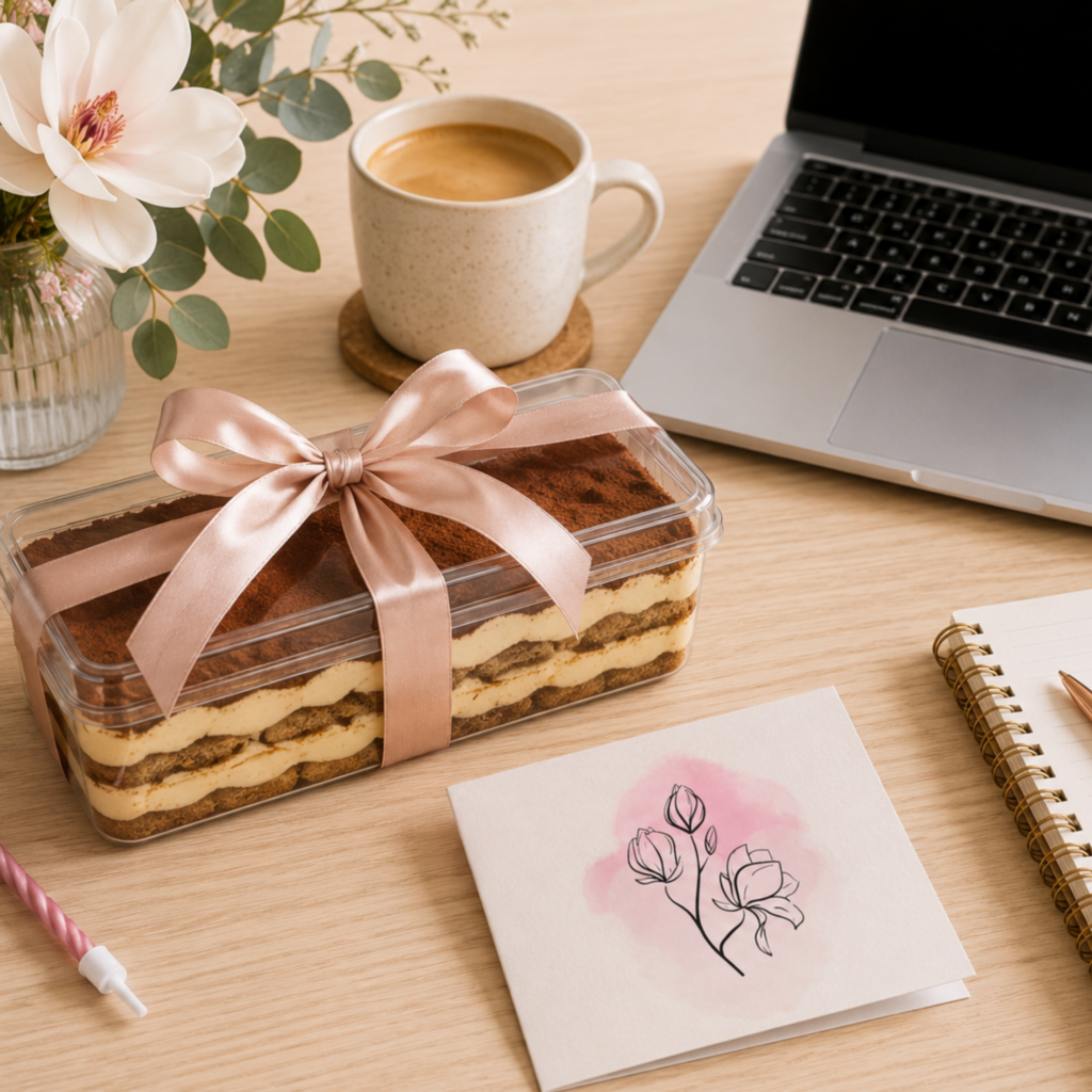 Tiramisu ajándékcsomag személyes meglepetéshez – Sweet Magnolia Budapest