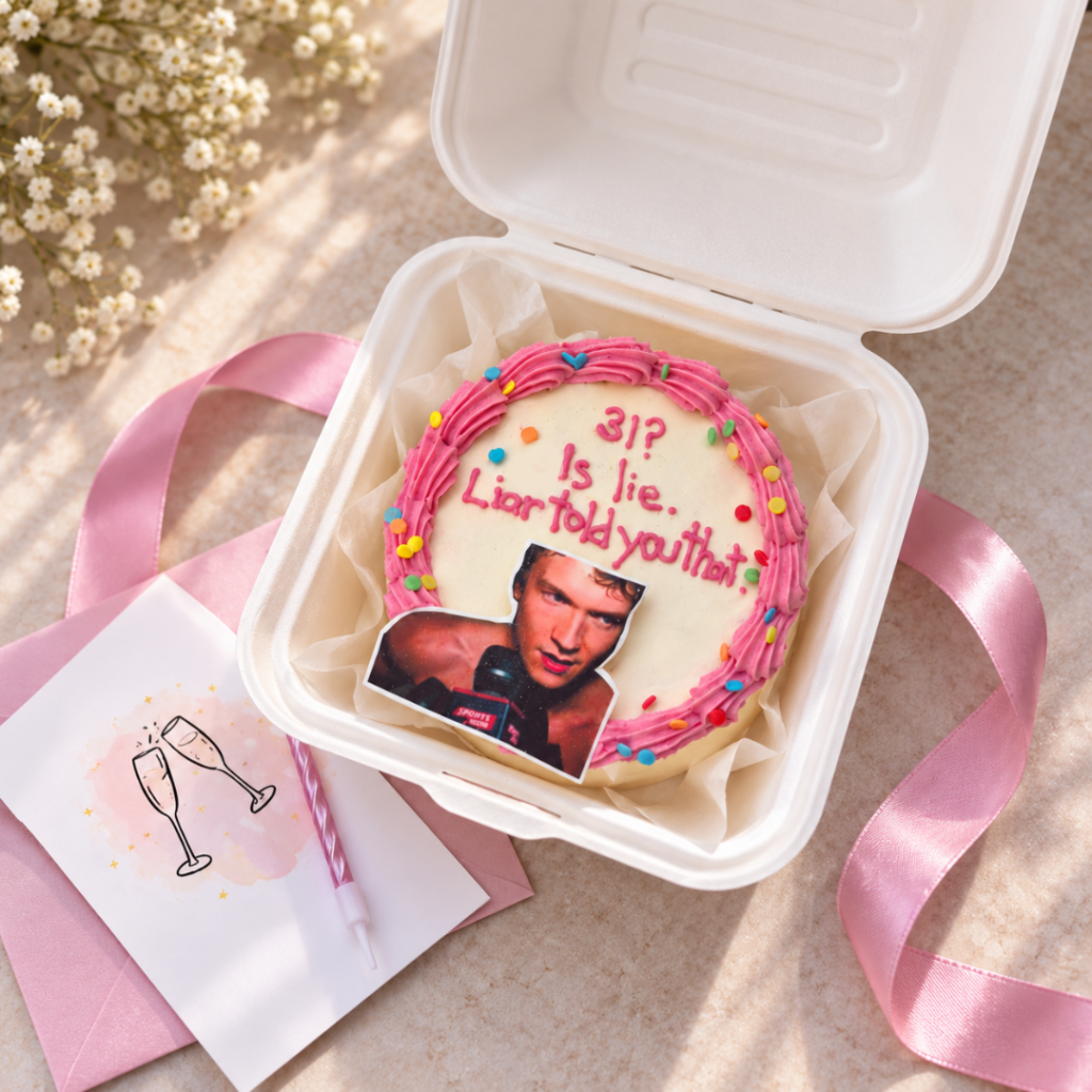 Személyre szabott Mini Bento torta egyedi felirattal